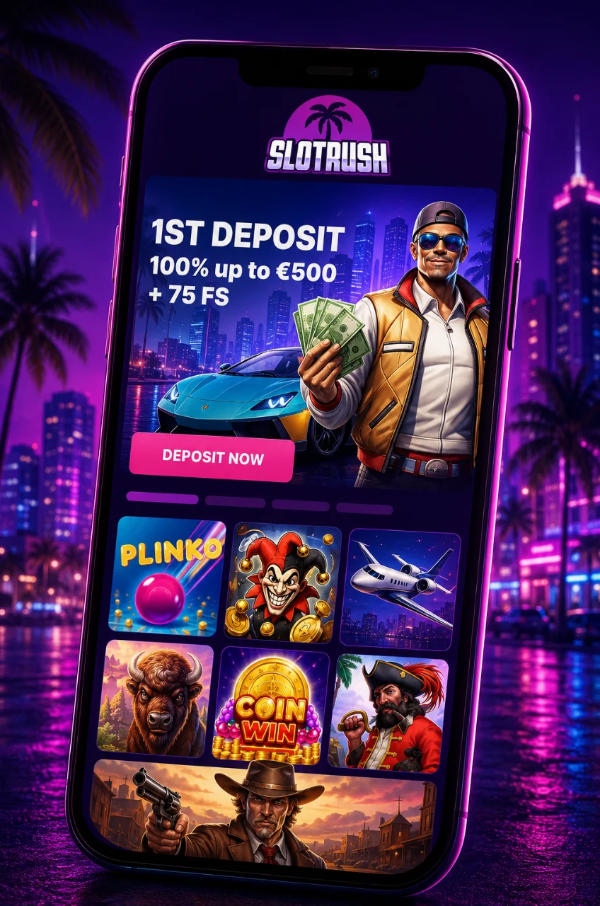 SlotRush Casino App – Mobiel spelen op je smartphone en tablet